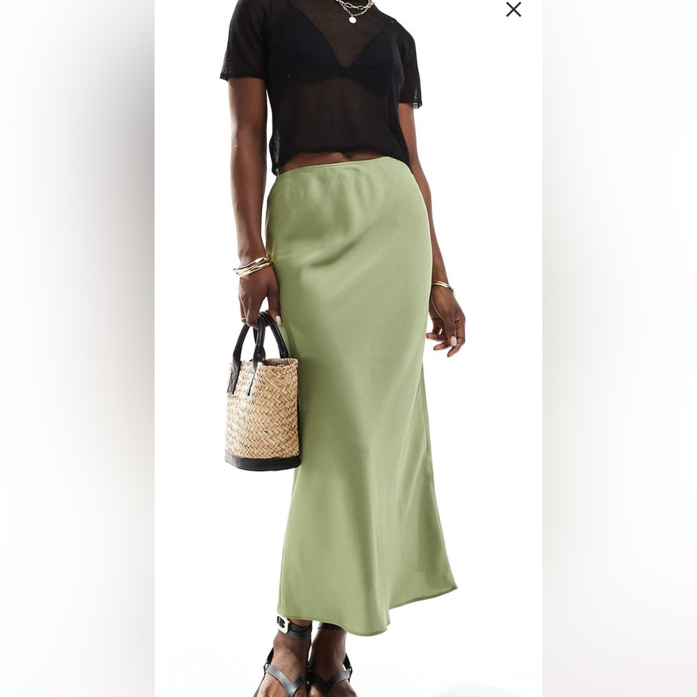 Green Maxi Skirt